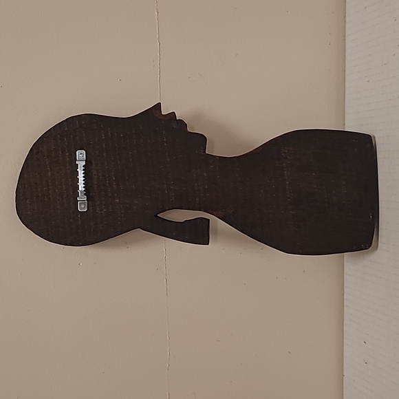 Hand Carved Wooden Decorative Woman - Picture 9 of 16